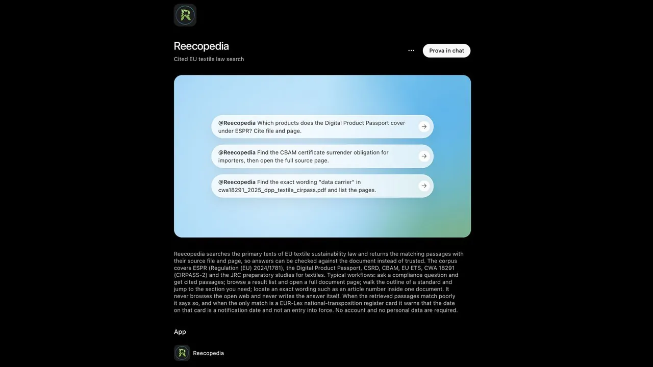 今天，Reecopedia正式被列入OpenAI生态系统